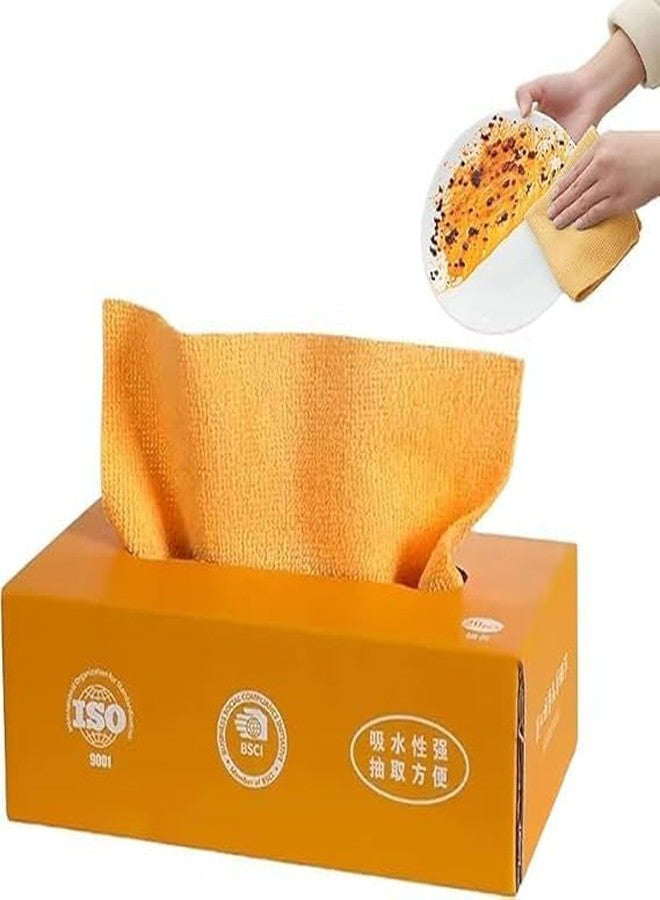 Fix It Fast Microfiber Cleaning Cloth-20 PCS Reusable Microfiber Cleaning and Drying Wipes with Dispenser Box | Thickened Magic Wipe Home Kitchen Car Multi-Functional Cleaning Rag (Multicolor) - Image 5
